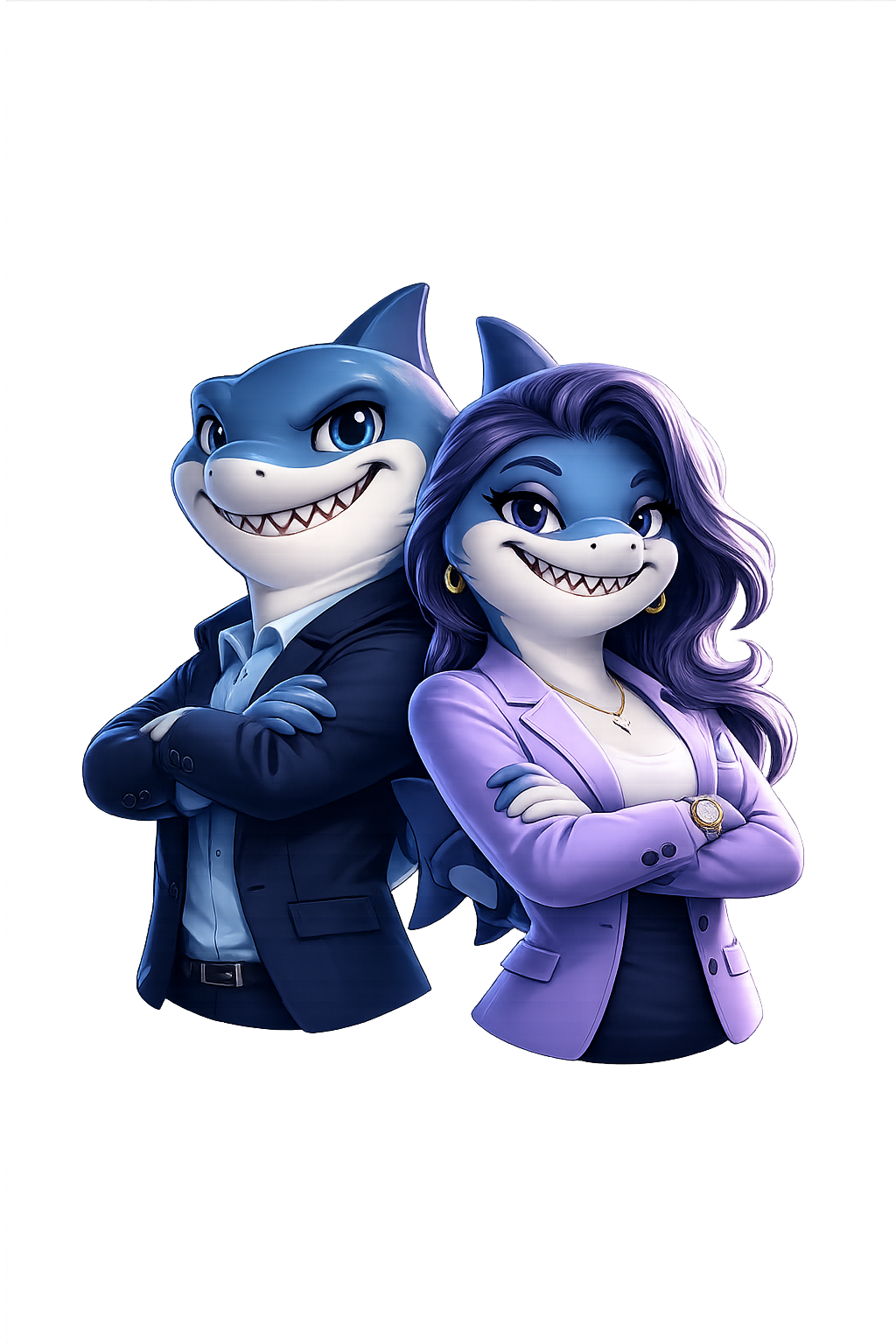Smitty und Dani — PipelineSmith Maskottchen